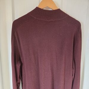 BOSS  zip neck sweater XL